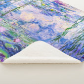 クロード・モネ – 睡蓮/ニンフェアス1919 シェルパブランケット (3/4)