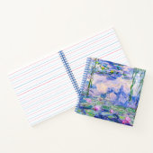 クロード・モネ – 睡蓮/ニンフェアス1919 ノートブック (内部)