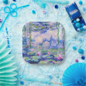 クロード・モネ – 睡蓮/ニンフェアス1919 ペーパープレート (パーティー)