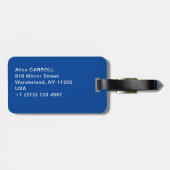 クロード・モネ – 睡蓮/ニンフェアス1919 ラゲッジタグ (裏面横)