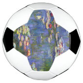 クロード・モネ – 睡蓮/ニンフェアス サッカーボール (回転)