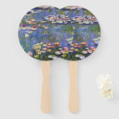 クロード・モネ – 睡蓮/ニンフェアス ハンドファン (正面&裏面)