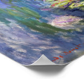 クロード・モネ – 睡蓮/ニンフェアス ポスター (角)