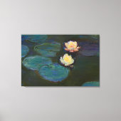 クロード・モネ 睡蓮 印象派 オイルアート キャンバスプリント (正面)