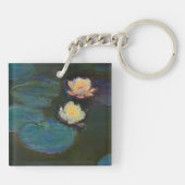 クロード・モネ 睡蓮 印象派 オイルアート キーホルダー (裏面)