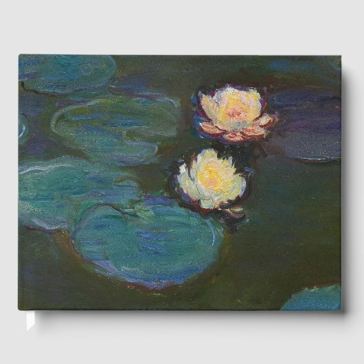 クロード・モネ 睡蓮 印象派 オイルアート ゲストブック (正面)