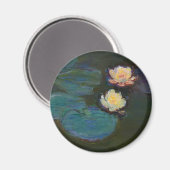 クロード・モネ 睡蓮 印象派 オイルアート マグネット (正面/裏面)