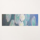 クロード・モネ - 睡蓮、夜の効果 ヨガマット (裏面(横))