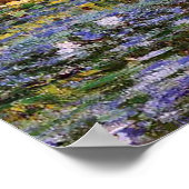 クロード・モネ，睡蓮，日本の橋，庭園， ポスター (角)