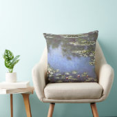 クロード・モネ、睡蓮、1906年、青 クッション (椅子)