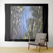 クロード・モネ、睡蓮、1906年、青 タペストリー (インサイチュ(横))