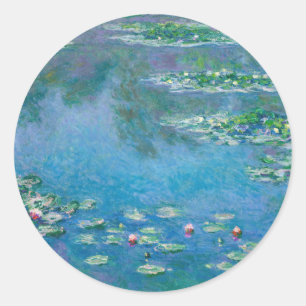 クロード・モネ - 睡蓮 1906 ラウンドシール