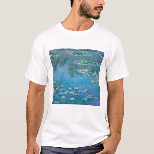 クロード・モネ - 睡蓮 1906 Tシャツ (正面)