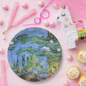 クロード・モネ – 睡蓮， 1914-1915 ペーパープレート (パーティー)