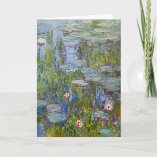 クロード・モネ 睡蓮 1915年 印象派アート カード (正面)