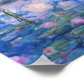 クロード・モネ – 睡蓮， 1916 ポスター (角)