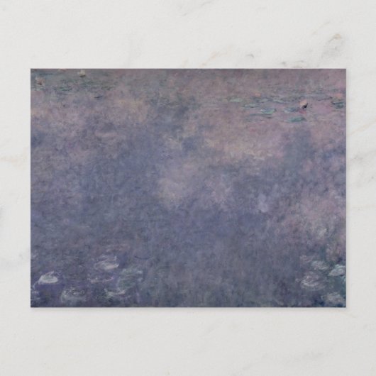 クロード・モネ | 睡蓮: 2本の泣き柳 ポストカード (正面)