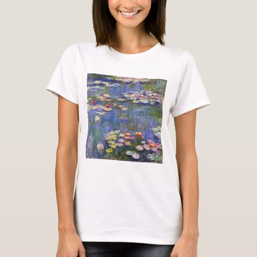 クロード・モネ - 睡蓮 / Nympheas Tシャツ (正面)