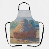 クロード・モネ - 穀物庫、夏の終わり エプロン (正面)