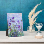 クロード・モネ - 紫のアイリス / アイリス・モーブ フォトプラーク (側面)