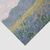 クロード・モネ - 絵画『ジヴェルニーの黄色いアイリス畑』 薄葉紙 (詳細)