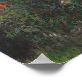 クロード・モネ – 花の女性 ポスター (角)