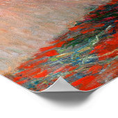 クロード・モネ – 花束 ポスター (角)