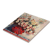クロード・モネ「菊の静物画」 タイル (側面)