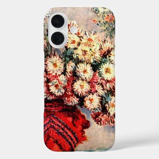 クロード・モネ「菊の静物画」 Case-Mate iPhoneケース (裏面)