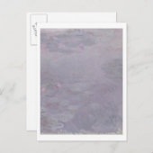 クロード・モネ | 薄色の睡蓮 ポストカード (正面/裏面)