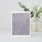 クロード・モネ | 薄色の睡蓮 ポストカード (スタンド正面)