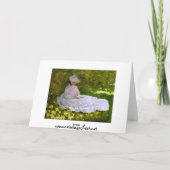 クロード・モネ: 読者 カード (裏面)