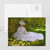 クロード・モネ: 読者 ポストカード (正面/裏面)