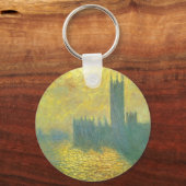 クロード・モネ 「議会ビル、嵐の空」 キーホルダー (正面)