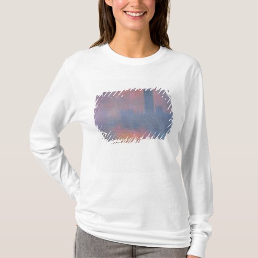 クロード・モネ|議会、ロンドンの家 Tシャツ (正面)