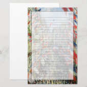 クロード・モネ|通りMontorgueil、パリ 便箋 (正面/裏面)