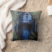 クロード・モネ - 部屋の片隅 クッション (ブランケット)