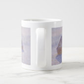 クロード·モネ|雪と太陽の干し物効果 ジャンボコーヒーマグカップ (裏面)