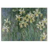 クロード・モネ|黄色アイリス カッティングボード (正面)