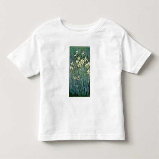 クロード・モネ|黄色アイリス トドラーTシャツ (正面)