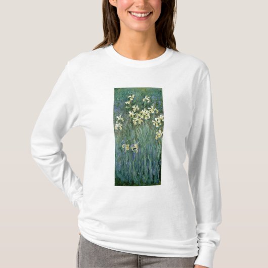クロード・モネ|黄色アイリス Tシャツ (正面)