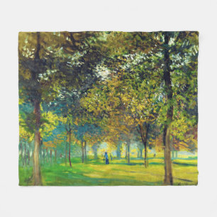 クロード・モネ: Allee Du Champ De Foire フリースブランケット