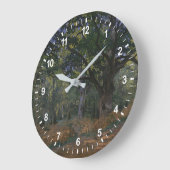 クロード・モネ| Bodmerのカシ、フォンテンブローの前部 ラージ壁時計 (傾斜)