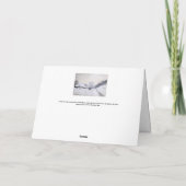 クロード・モネ – Cart on the Snowy Road at Honfleur カード (裏面)