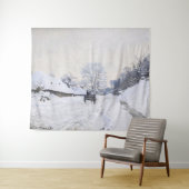 クロード・モネ – Cart on the Snowy Road at Honfleur タペストリー (インサイチュ(横))