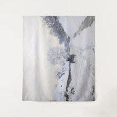 クロード・モネ – Cart on the Snowy Road at Honfleur タペストリー (正面)