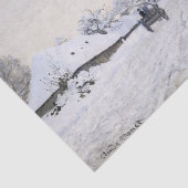 クロード・モネ – Cart on the Snowy Road at Honfleur 薄葉紙 (詳細)