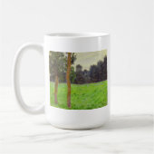 クロード・モネ| Deux Arbresのdansのlaの草原 コーヒーマグカップ (左)