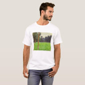クロード・モネ| Deux Arbresのdansのlaの草原 Tシャツ (正面フル)