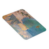 クロード・モネ – Etretat：ビーチとファレーズダム マグネット (右側)